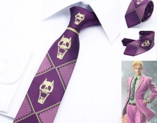 JoJo's Bizarre Adventure KILLER QUEEN Cool Heavens Door Tie Kira Yoshikage Gift