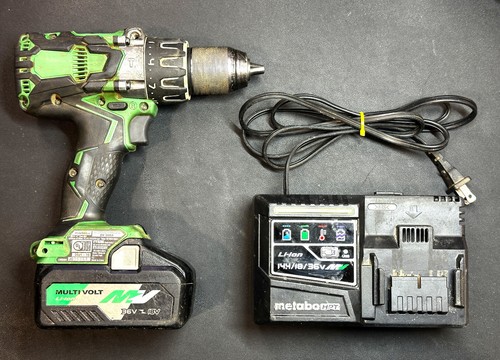 Metabo HPT DV-36-DA 36V MultiVolt Cordless Brushless 1/2in Hammer Drill Kit