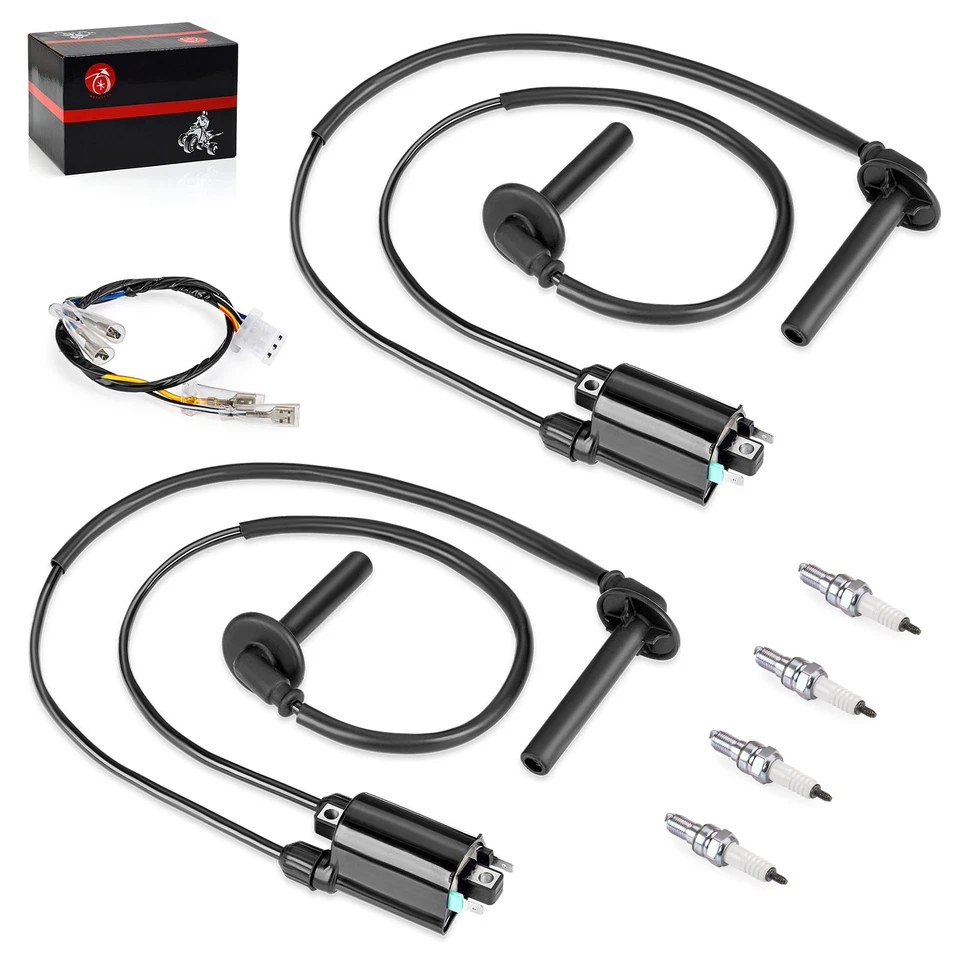 1991-2003 for Honda ST1100 Ignition Coil 2PCS w/ Spark Plug Ignition Sub Harness - Imagem 3 de 4