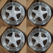 New Set 18 Oz Racing Futura Silver Style Rims 18x89.5 3538 5x1125x120
