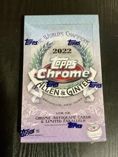 2022 Topps Allen & Ginter Chrome Baseball Factory Sealed Hobby Box