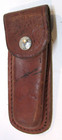 Vintage Schrade Folding Knife 6" Tall Snap Style Belt Mount Leather Sheath Only — photo 1