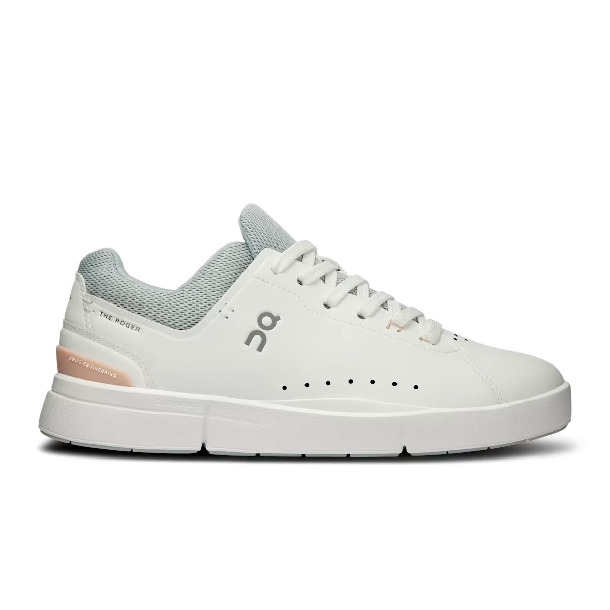 On THE ROGER Advantage Shoes White Rosehip 3WD10652349 Women's Size 10 NEW