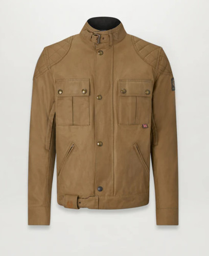 Mens Brooklands Send Colour High Quality Cotton Motorcycle Style Jacket