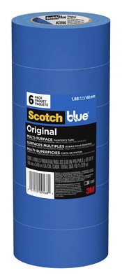 ScotchBlue Original Multi-Surface Painters Tape, 2 Inch Wide (1.88 In. x Blue 