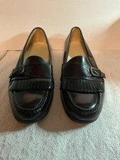 Vintage Cole Haan Men’s Kiltie  Monk Strap Loafer Brown Dress Shoes 11.5 D