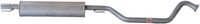 Bosal MittelschalldäMpfer 284-339 FüR Opel Zafira T98 GroßRaumlimousine 16V F75