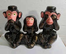 Vintage Three Monkeys Hear See Speak No Evil ...