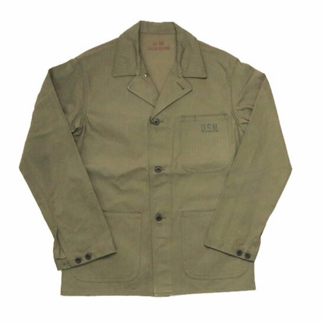 Buzz Rickson's N-3 Utility Jacket Herringbone 2XL… - image 1