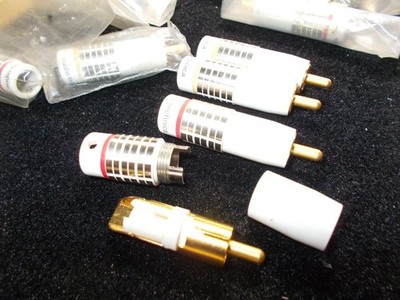 Audio-Technica, RCA-Ceramikstecker NOS, 4er-Satz
