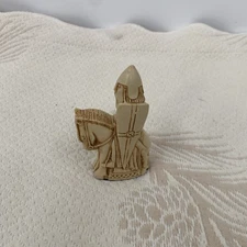 SAC Isle Of Lewis Chess Knight Piece.  famous 12th-century chess piece. 