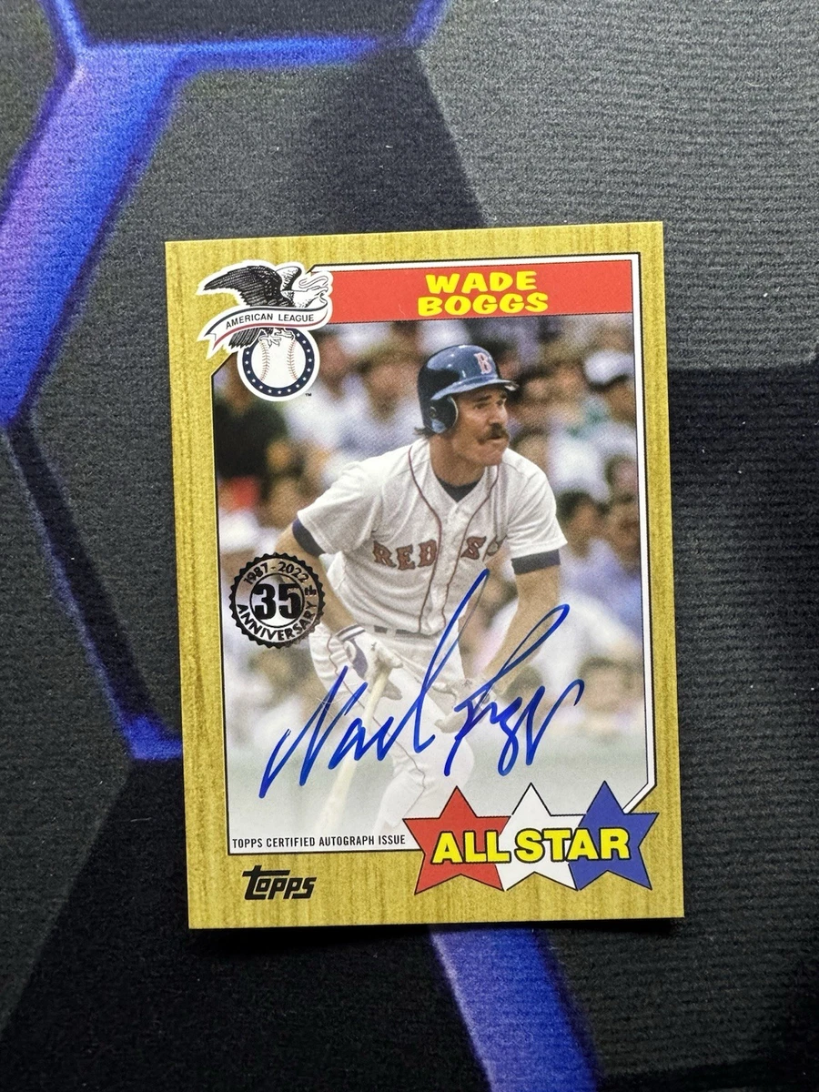 Wade Boggs Autograph Baseball Cards for sale | eBay