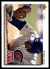 Sammy Sosa 1992 Upper Deck #723 Chicago Cubs MLB READ FREE SHIPPING AutographDen