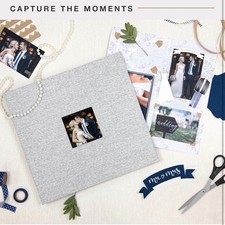 MCS : 12x12 Fabric Scrapbook, Gray