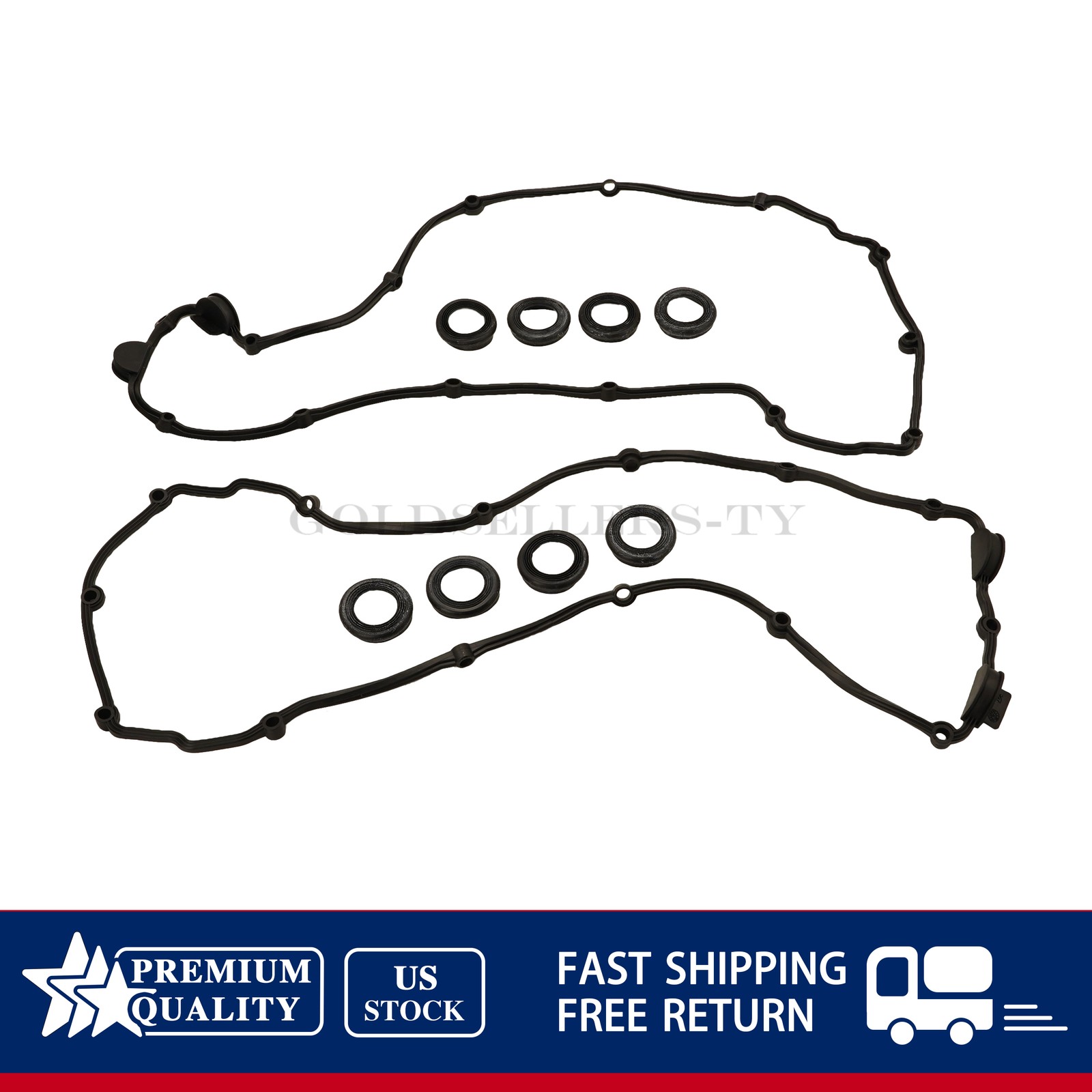 NEW Valve Cover Gasket Set 264986 264987 For Maserati Quattroporte GranTurismo