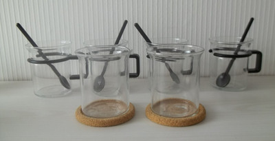 Bodum Glas Tee-Set - Tee Service mit Milch und Zuckerglas