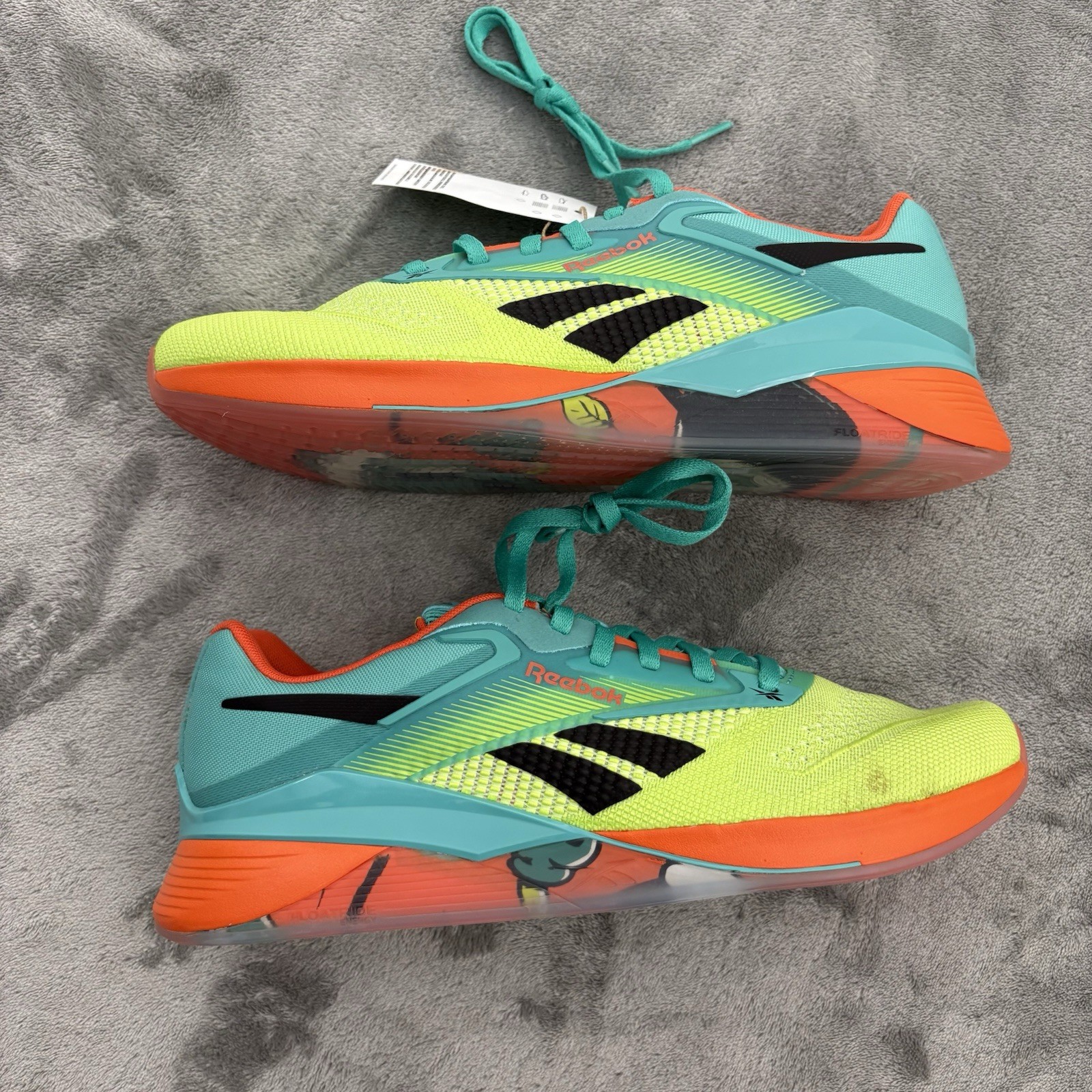 Reebok Nano X4 Training Shoes Mens 10 Unleashed Green 100211606 READ DESCRIPTION image 8