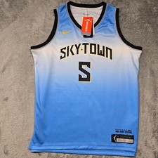 Nike WNBA Angel Reese Chicago Sky Rebel Edition Jersey Blue Youth LG 14/16 NWT