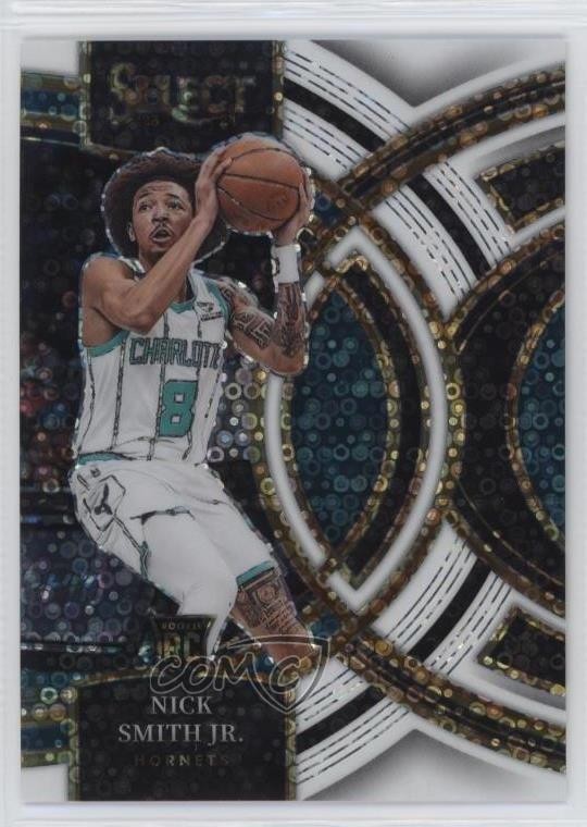 2023 Select Premier Level White Disco Prizm 45/75 Nick Smith Jr Rookie RC 0qw3