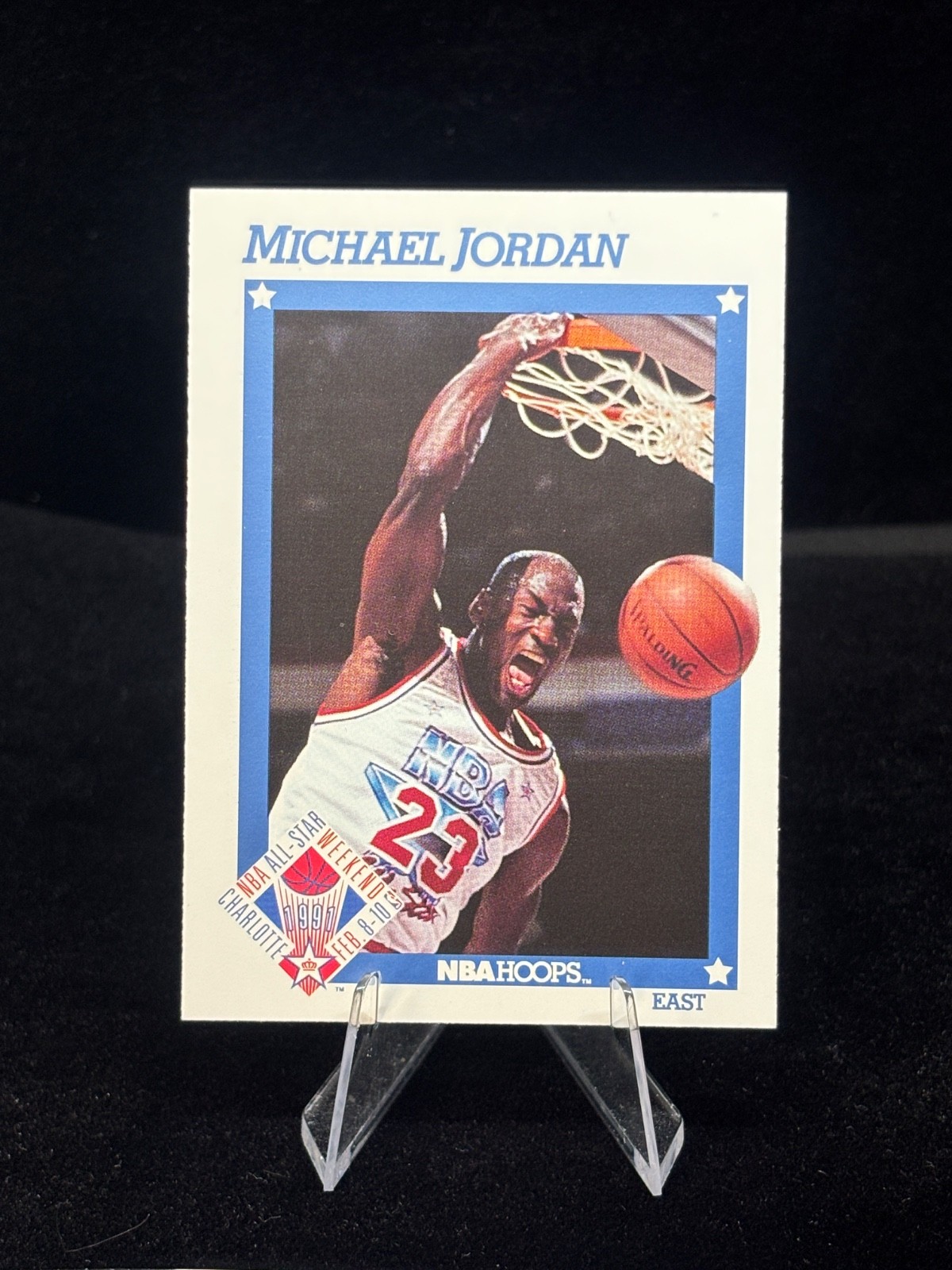 1991-92 NBA Hoops All-Star Weekend #253 Michael Jordan HOF Bulls