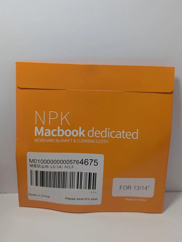 Новое нераспакованное одеяло и чистящая ткань для клавиатуры Apple Macbook 13 14 - Изображение 4 из 4