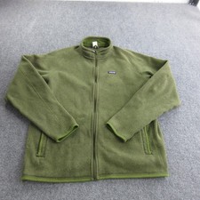 Patagonia Jacket Mens XL Green Full Zip Fleece Hiking Outdoor Trail Casual