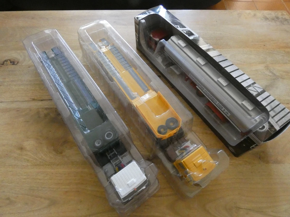 altaya , lot camions porte remorque , porte engin + citerne