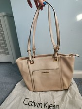 NWOT Calvin Klein Beige Tote Bag - Elegant Sh...