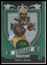 2021 Panini Prizm Draft Picks Collegiate #164 Trey Lance Green