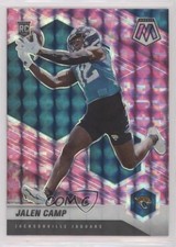 2021 Panini Mosaic Rookies Pink Camo Mosaic Prizm Jalen Camp #393 he4