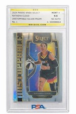 Natasha Cloud 2024 Select Unstoppable Silver Prizm #1 PSA 9.5 Mercury