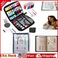 2026 Embroidery Stitch Book Kit for Beginners with Complete Toolkit