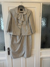 Size 14 Betty Jackson Black Classic Dress And Jacket Suitable For wedding