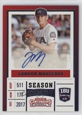 2017 Elite Extra Edition USA Baseball 18U Tickets Landon Marceaux Auto 1cc7