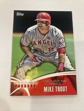 2014 Topps Mike Trout Check Out The Wheels The Future Is Now #FN-20 Angels