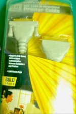 Computer Essentials IEEE Bi-Directional Printer Cable 8 Ft, New In Package