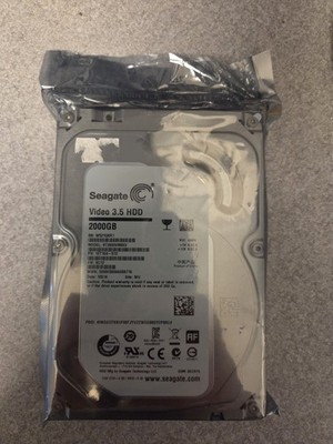 Seagate Video 3.5 hdd 2000GB Model: ST2000VM003