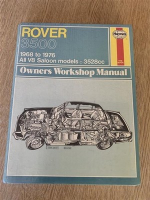 Rover P6 3500 V8 Haynes Werkstatt Reparatur Handbuch 