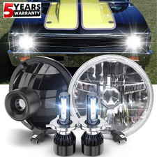 Dot Approved 7 Inch Round Led Headlight High-low Beam For Chevy Iinova 1969-79
