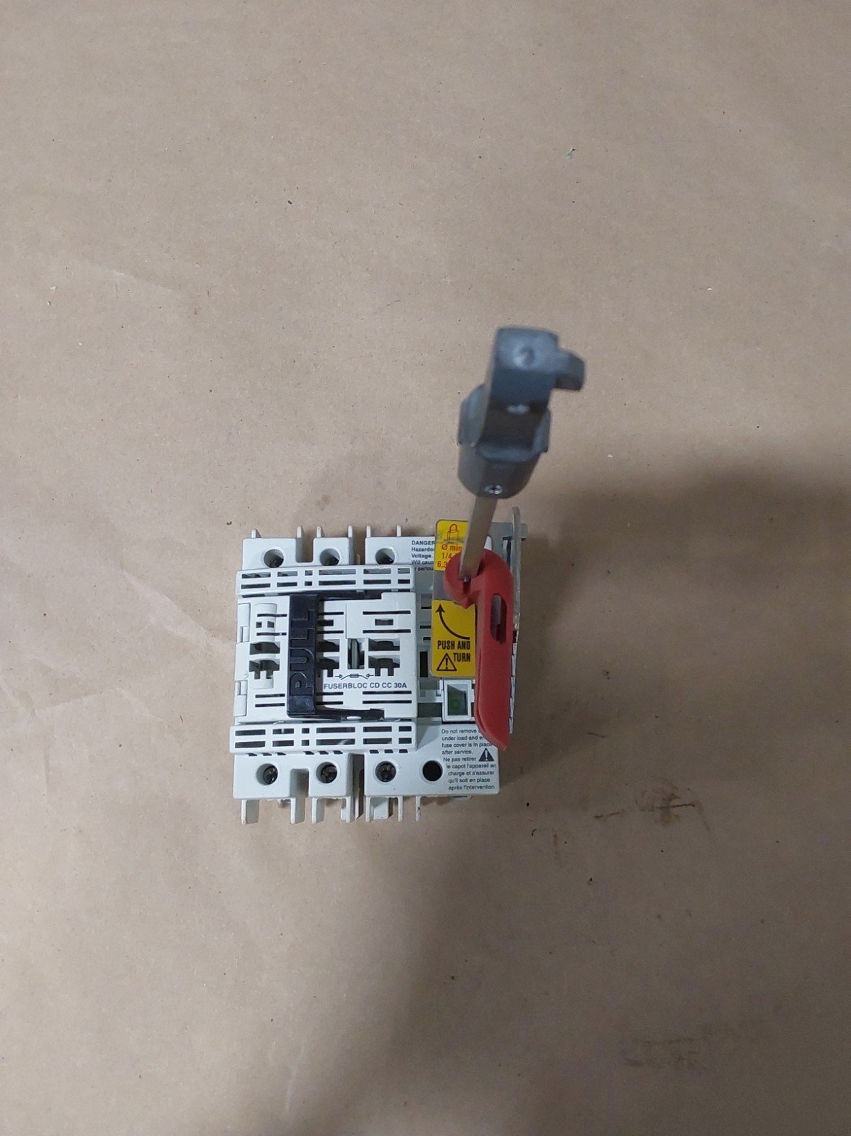Ferraz Shawmut FBCC30CDT 30A 3P Fusible Safety Disconnect Switch 600V