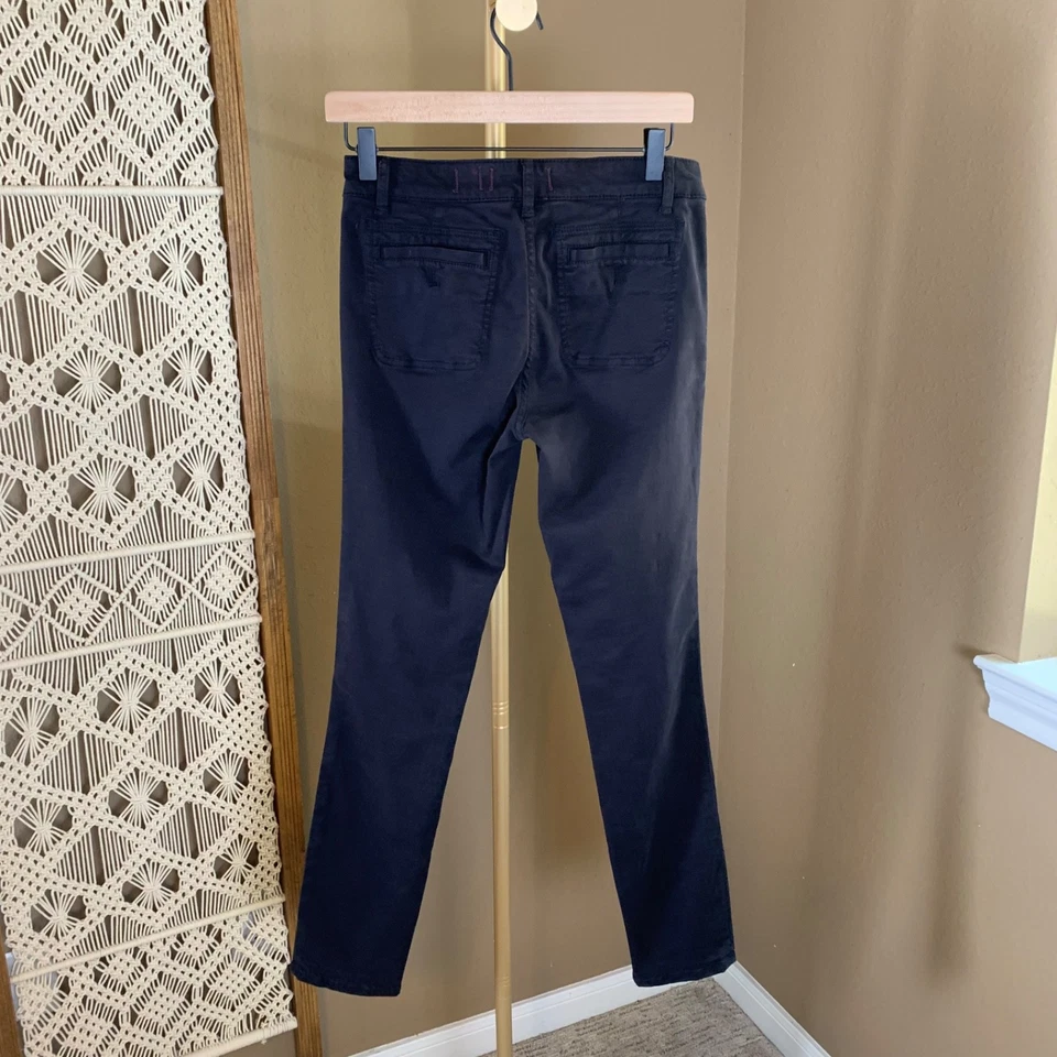 Pantalones Chinos Hei Hei Negros Denim-Feel Talla 26 - Calce Ajustado Estilo Utilitario Foto 2 de 4