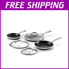 Induction Ready Cookware Set with Tempered Glass Lids