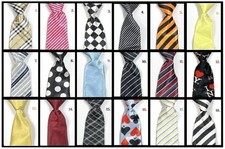 New Kids Boys Elastic Band Pre-Tied Tie Party Special Event Wedding