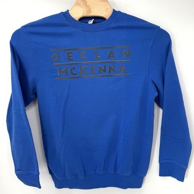 Declan McKenna Sweatshirt Mens Medium Blue Graphic Tour Merch LS14004
