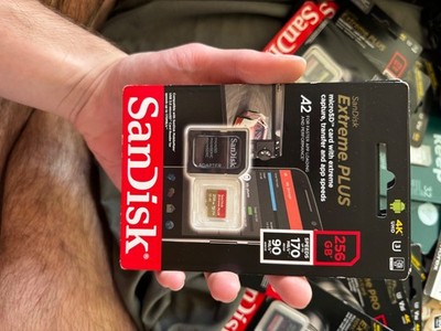 SanDisk 256GB Extreme MicroSDXC UHS I Memory Card 4K A2 SDSQXA1 256G GN6MN