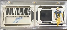 Panini 2024 National Treasures Collegiate JJ McCarthy WOL-VE Auto Booklet