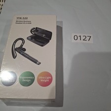 Trucker Wireless Mic Bluetooth Noise Cancelling Headset Earpiece New