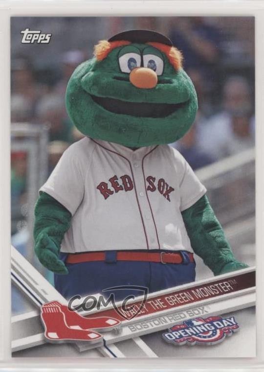 2017 Topps Opening Day Mascots Wally The Green Monster #M-24 4l3