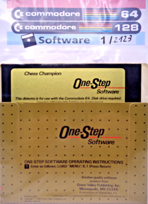 COMMODORE 64/128 -- CHESS CHAMPION  (ONE-STEP - DISK)
