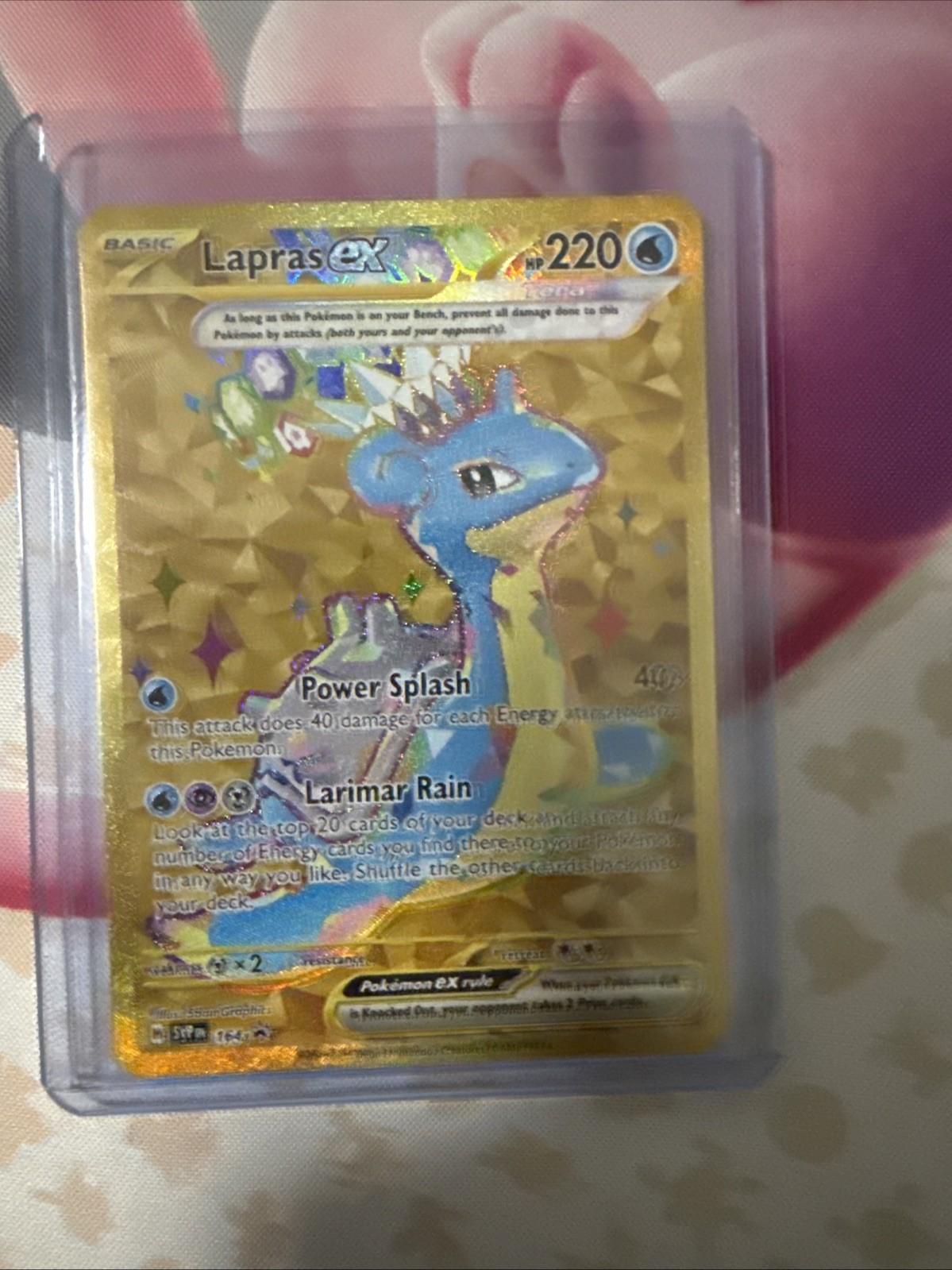 Lapras ex 164 Holo Promo Scarlet & Violet Promo Pokemon